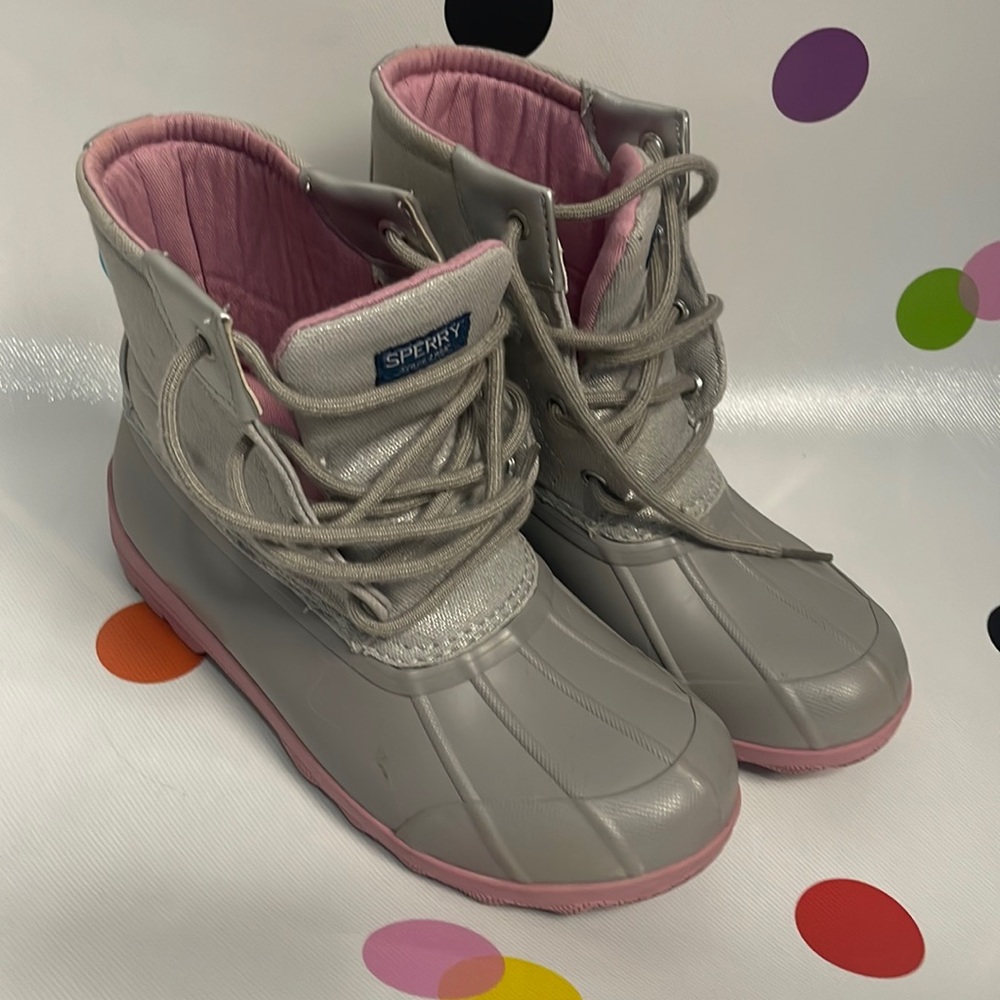 Girls Sperry duck boots